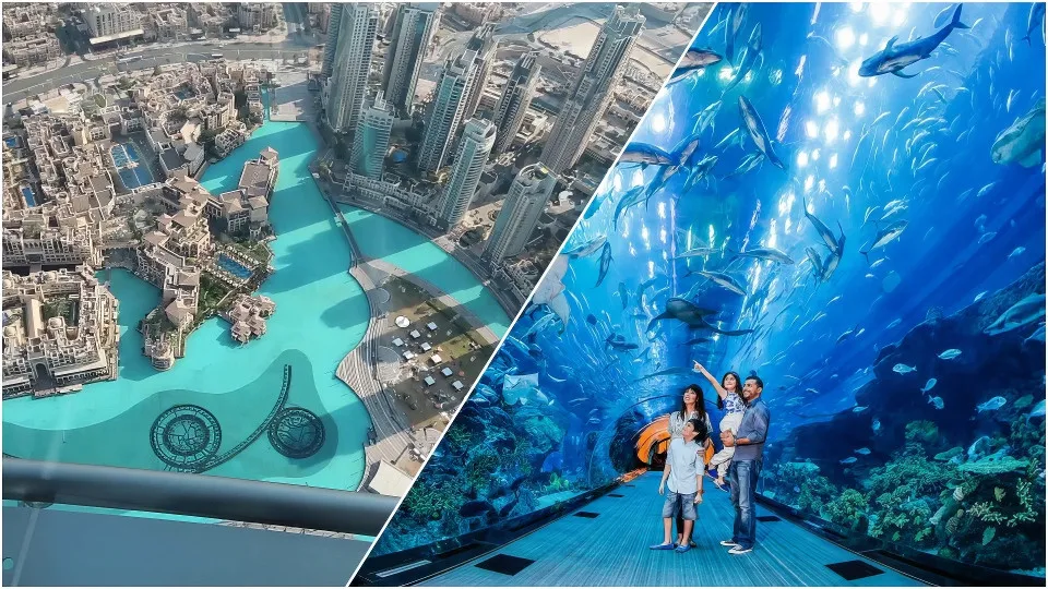 An der Spitze Burj Khalifa und Dubai Aquarium - Image 1